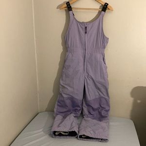 Girls lands end overall snow pants